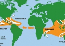 طوفان‌های شدید نواحی گرمسیری ناشی از گرمایش جهانی است