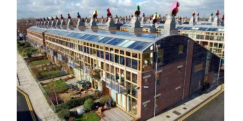 ساخت سازه های شهری با پنل های خورشیدی