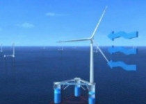 نیروگاه های بادی دریایی  توان انرژی الکتریکی بالاتری را تولید می کنند