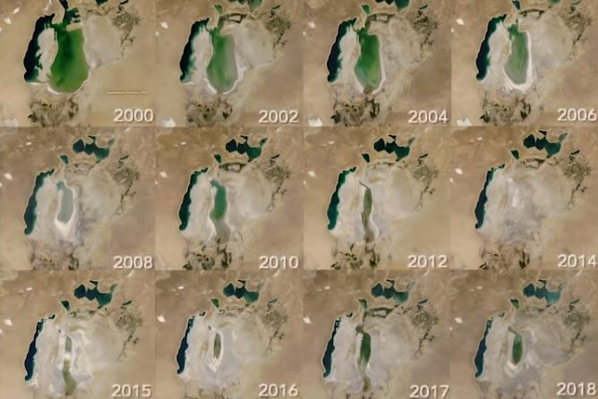 خطر خشک شدن در همسایگی دریای خزر