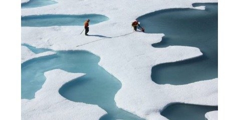 تغییرات اقلیمی روند ذوب شدن یخ ها را تسریع کرد