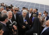 بهره برداری رسمی از اولین نیروگاه خورشیدی ۱۰ مگاواتی در زاهدان انجام شد