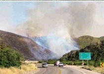 آتش سوزی در پارک ملی گلستان