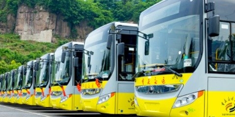 رهبری اتوبوس های الکتریکی در کشور چین