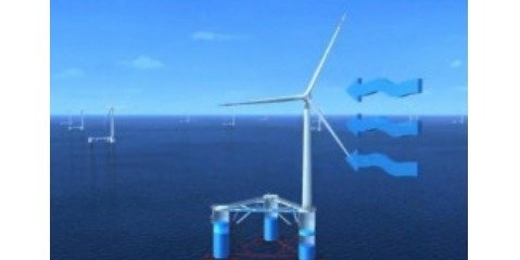 نیروگاه های بادی دریایی  توان انرژی الکتریکی بالاتری را تولید می کنند