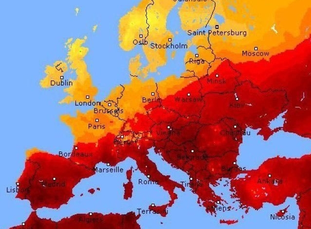شکستن رکورد گرما در اروپا؛ 