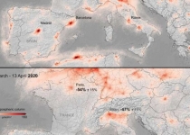 ادامه روند کاهش آلودگی هوا در اروپا در پی شیوع کووید-۱۹