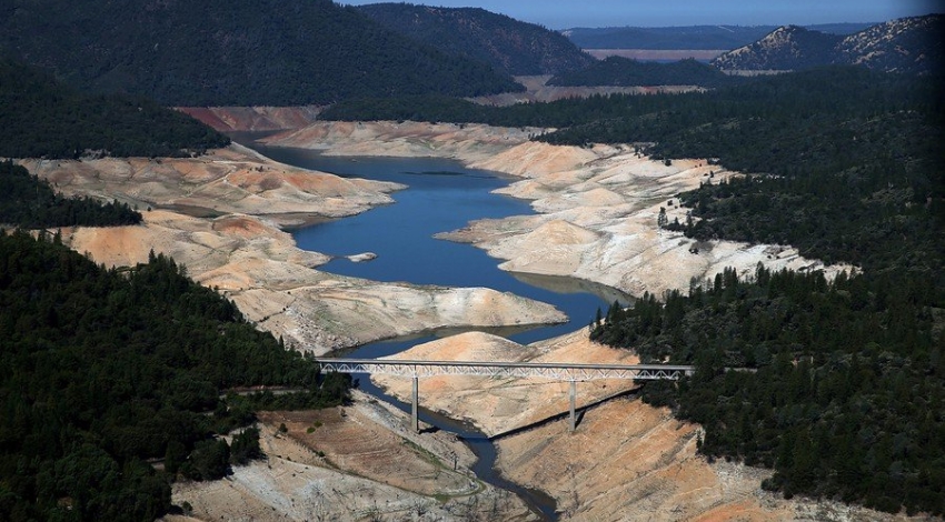 کاهش کم سابقه مخازن آب در کالیفرنیا