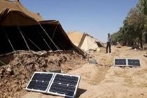 توزیع و تحویل 50 دستگاه مولد کوچک خورشیدی تامین برق به عشایر استان البرز