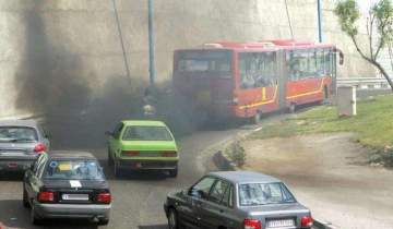 آلودگی اتوبوس