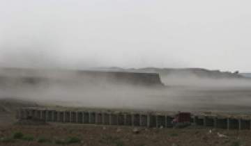 توفان نمک دریاچه ارومیه
