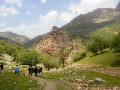 مسیر بازگشت از تالاب ازگن