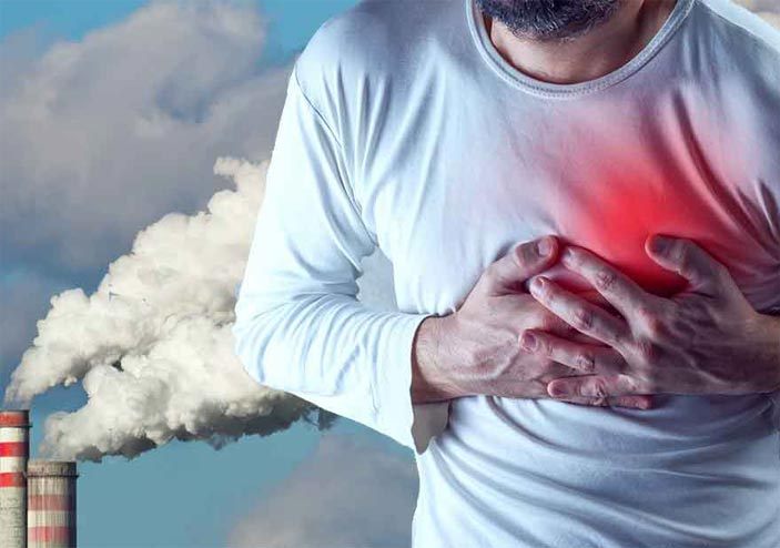 تاثیر آلودگی هوا بر بیماران قلبی