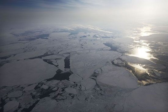 گرم شدن قطب شمال عرض های جغرافیایی را جا به جا می کند
