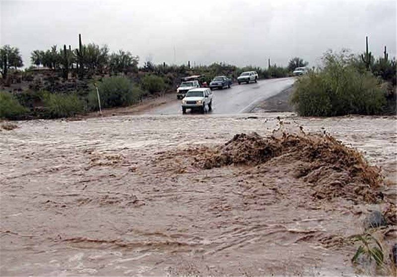 آسیب به جاده ها در سیلاب های اخیر