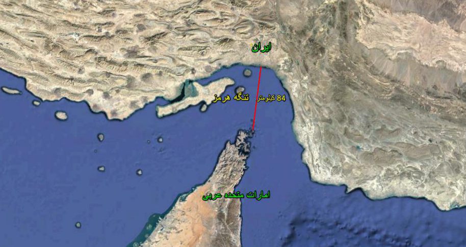 ترافیک کشتی‌ها در تنگه‌ی هرمز