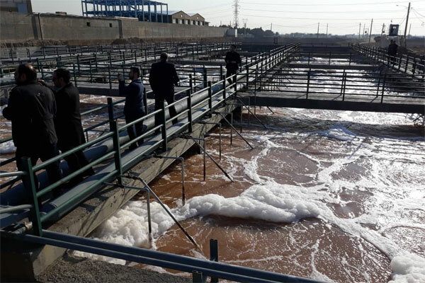 بازدید کلانتری از تصفیه خانه جنوب تهران