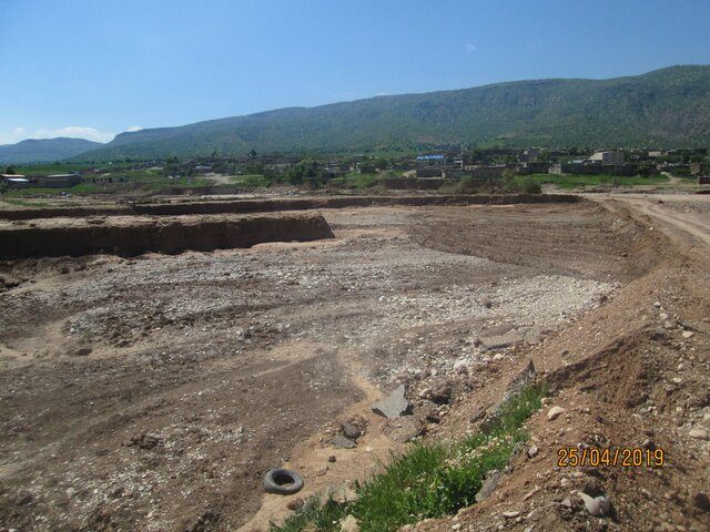 روستای چم دیوان بعد از وقوع سیل